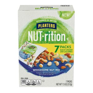 PLANTERS NUT-rition Wholesome Nut Mix, 7.5 oz Box (Contains 7 Individual Pouches)