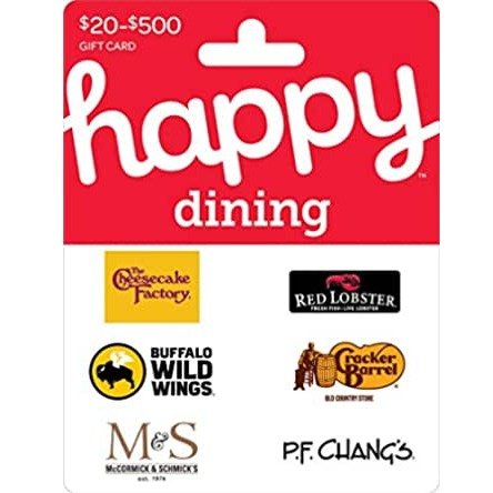Happy Dining $50 Gift Card