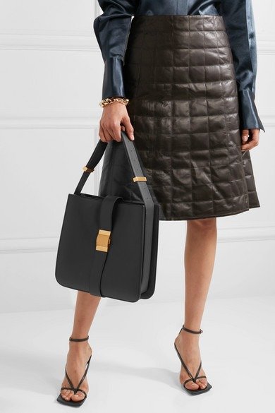 Marie embellished leather shoulder bag