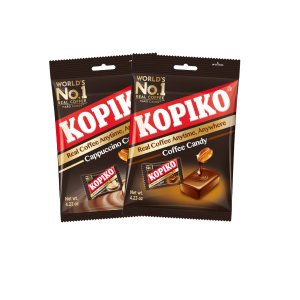 Kopiko Candy Variety Pack (Coffee and Cappuccino), 4.23 Ounce (Pack of 2)