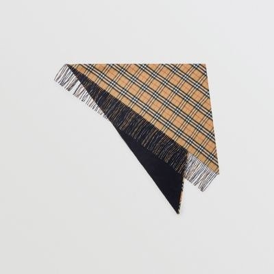The Burberry Bandana in Vintage Check Cashmere