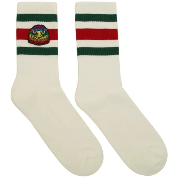 - White Rainbow Eagle Socks