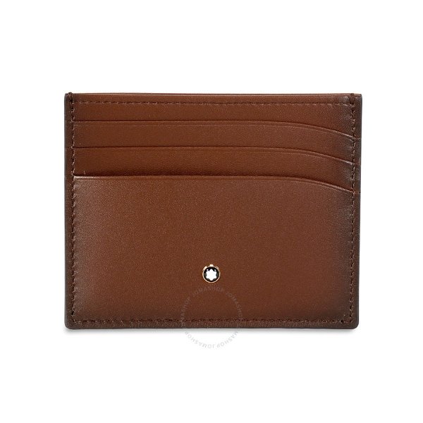 Meisterstuck Sfumato Brown Leather Credit Card Holder 113173