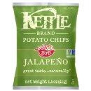 Kettle Brand Potato Chips, Jalapeno, 1.5-Ounce Bags (Pack of 24)