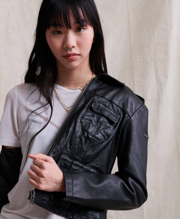Angelina Harrington Leather Jacket