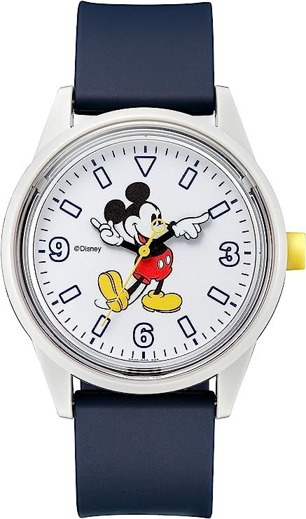 [シチズン Q&Q] 腕時計 アナログ スマイルソーラー ディズニー ミッキーマウス 防水 ウレタンベルト RP20-809 メンズ ネイビー