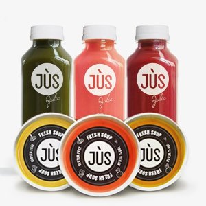 Jus by Julie 3日排毒清肠汤 + JUS 排毒清肠蔬果汁，共9瓶汤+9瓶果汁