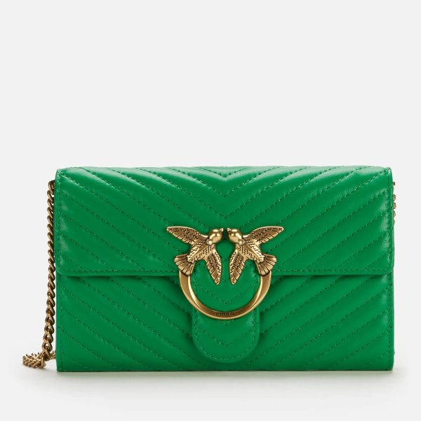 Women's Love Wallet Quilt Bag - Green