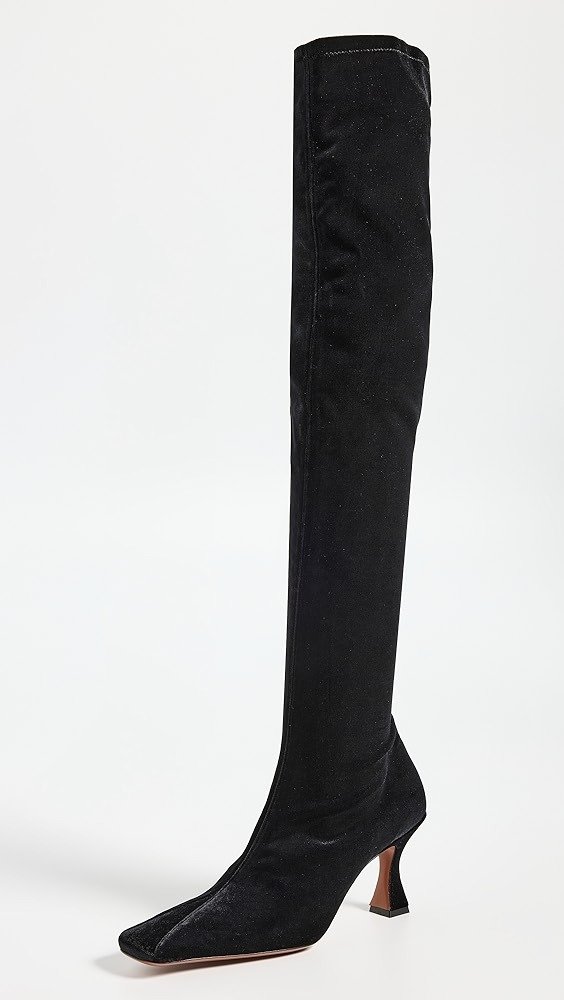 Over Knee High Stretch Duck Boots