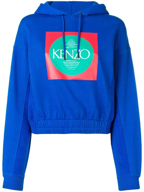 logo hooded sweatshirt