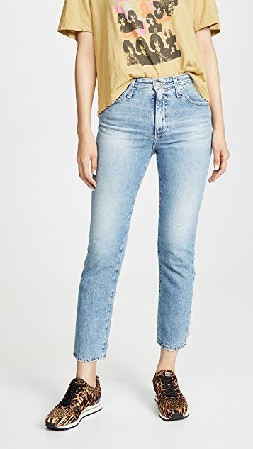 The Isabelle High-Rise Straight Crop Jeans