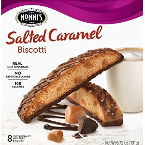 史低价：Nonni's Biscotti 盐渍焦糖巧克力饼干 6.88盎司 8 个