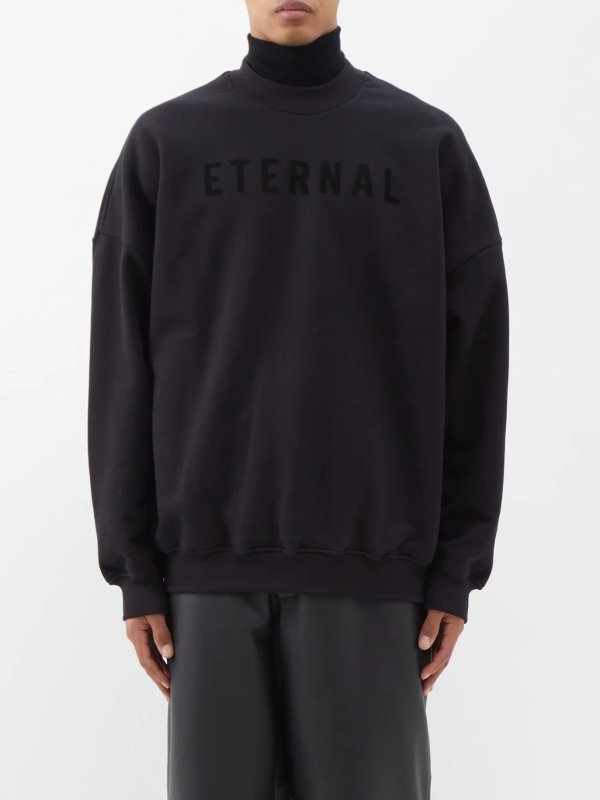 Eternal cotton-jersey sweatshirt