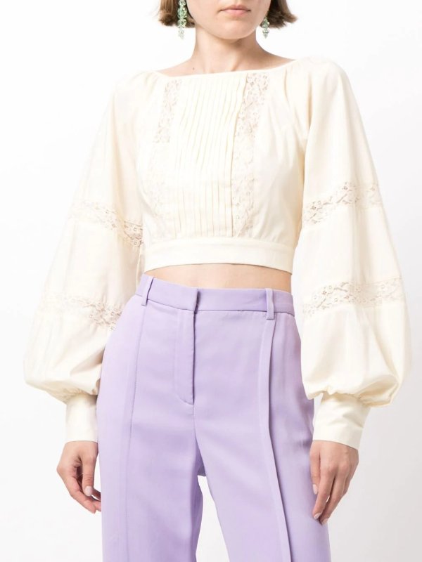 Blissful Song cropped blouse