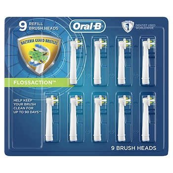 Oral-B Floss Action 电动牙刷头 9支