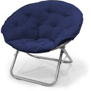 Mainstays Large Microsuede Saucer Chair, Multiple Colors