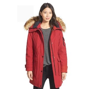 1 Madison 'Expedition' 红色长款保暖外套热卖