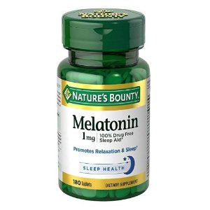 Nature's Bounty Melatonin 1 mg, 180 Tablets