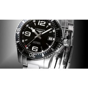 Longines Hydroconquest Automatic Black Dial Stainless Steel Men's Watch L36424566