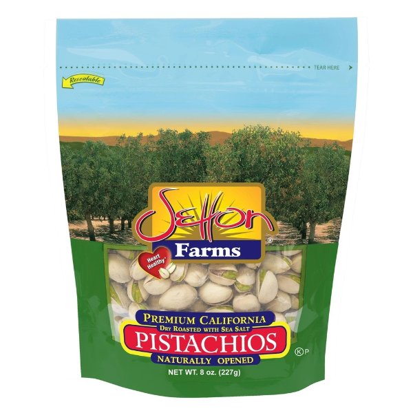 Setton Farms Pistachios - Roasted Salted, 8oz