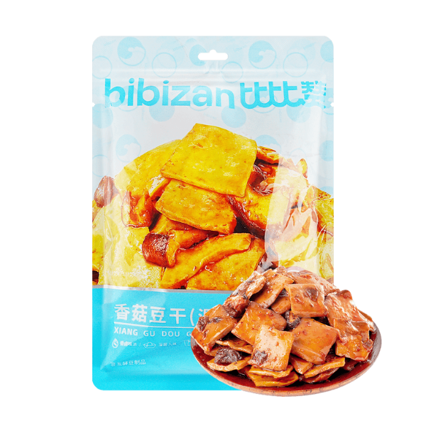 BiBiZan Dried Mushroom Bean Curd ,Small Package ,Mixed Flavor ,8.81oz