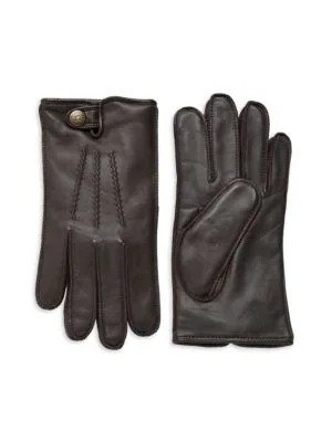 Mestisse Leather & Faux Fur Tech Gloves