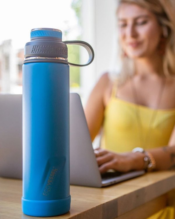 THE BOULDER TriMax Insulated Water Bottle with Strainer - 24 oz