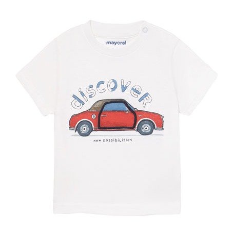Boy's Discover Car Graphic T-Shirt, Size 12-24M