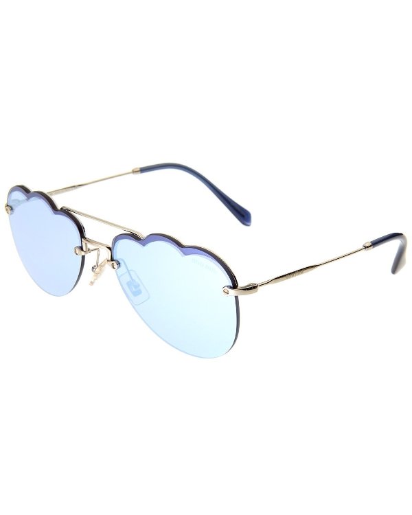 Women's MU 56US 58mm Sunglasses / Gilt