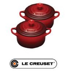 法国顶级厨具Le Creuset： 订单满$150即可获赠2个免费迷你樱桃色小砂锅