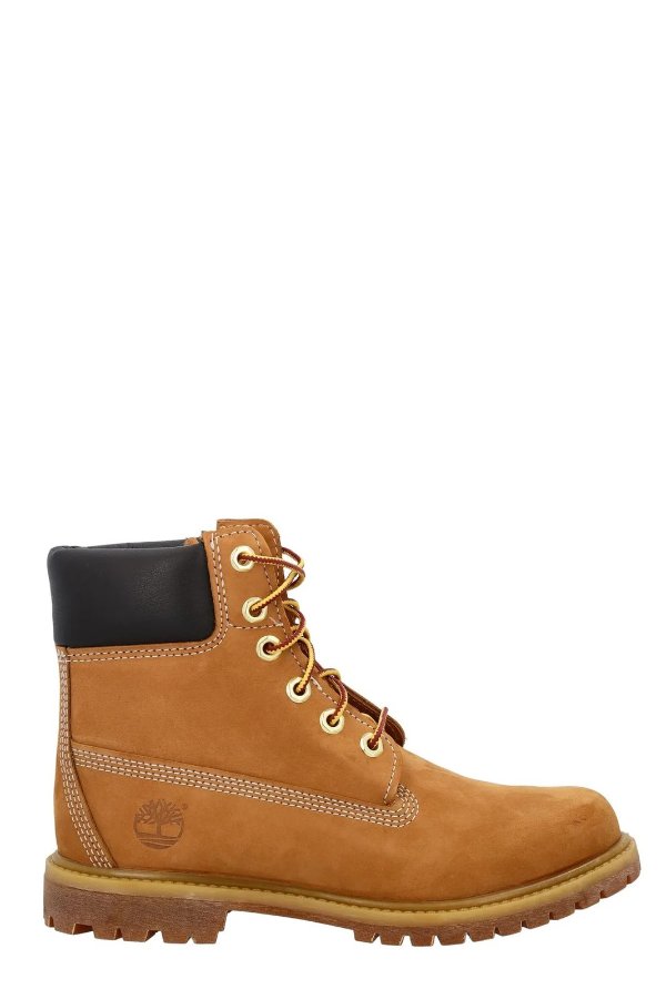 Logo Detailed Lace-Up Boots
