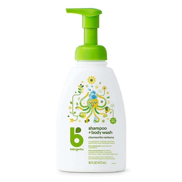 ® 16 oz. Foaming Shampoo + Body Wash in Chamomile and Verbena
