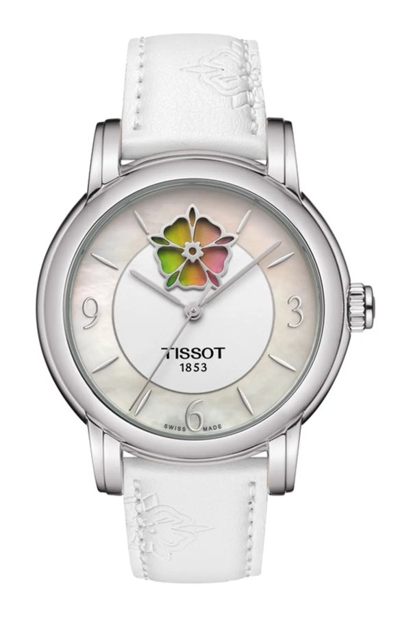 Women's Tissot Lady Heart Flower Powermatic Watch, 35mm