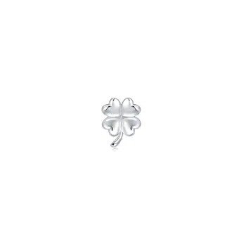 Let's Play 950 Platinum Four Leaf Clovers Single Earring | Chow Sang Sang Jewellery eShop