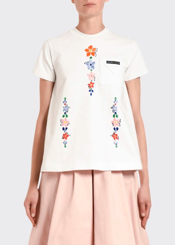 Edelweiss Embroidered T-Shirt