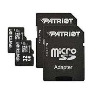 Patriot LX PRO Series Class 10 40MB/s UHS-1 32GB MicroSD Card with SD Adapter - Pack of 2