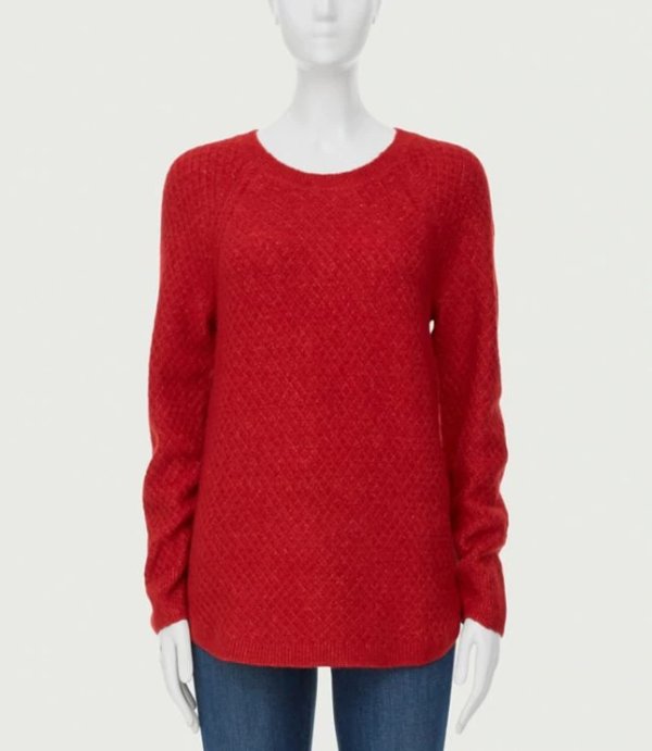 Stitched Shirttail Sweater