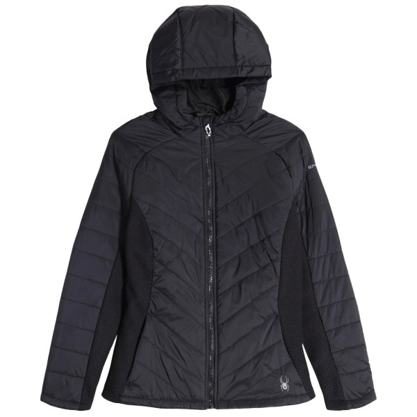 Women's Full Zip Hooded Hybrid Jacket S