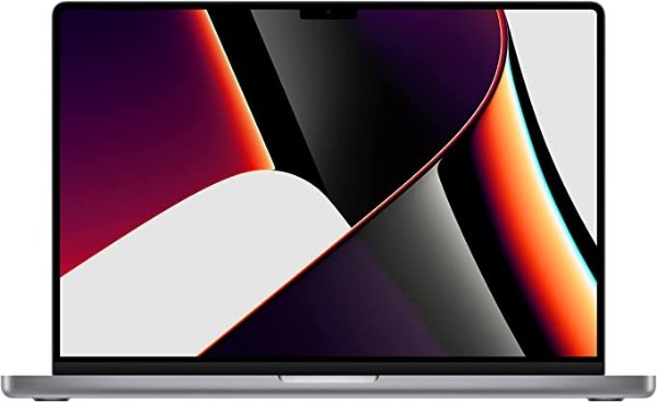 MacBook Pro 16" 超级本(刘海屏, 10核M1 Pro 芯片, 16GB, 1TB)