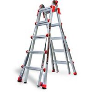 Little Giant Ladder Systems超大承重300磅多用途折叠梯