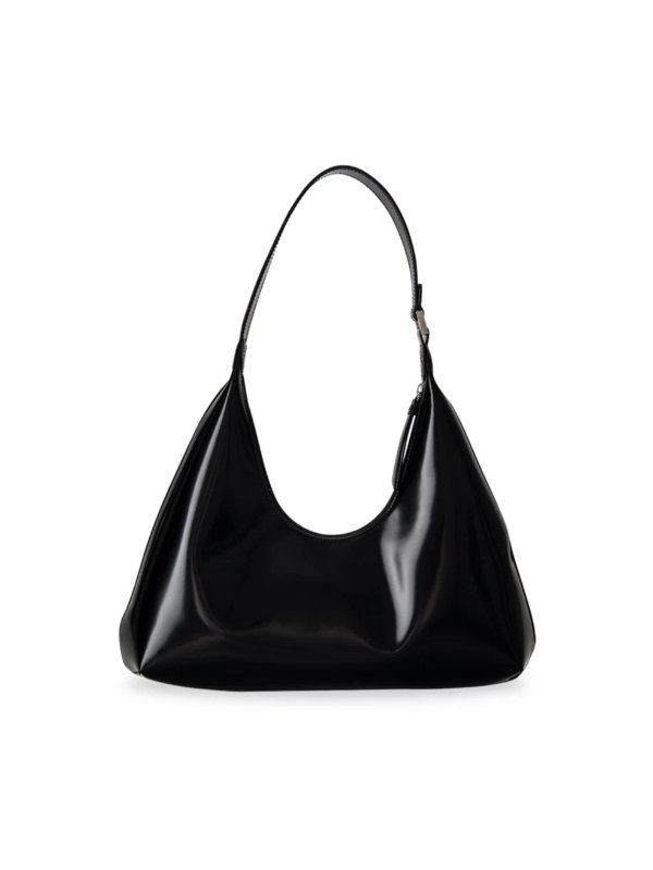 - Amber Patent Leather Shoulder Bag