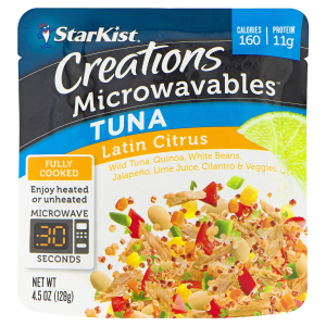StarKist Creations Microwavables Latin Citrus Tuna 4.5oz 12pks