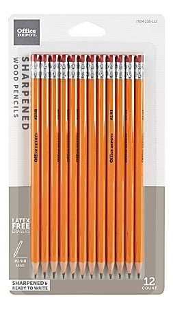Office Depot Presharpened Pencils 12 Pk - Office Depot