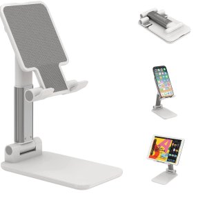 Cell Phone Stand, Adjustable Angle Height Phone Stand for Desk