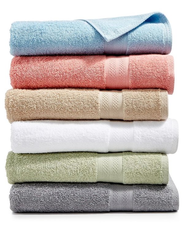 Soft Spun Cotton Solid Bath Towel, 27" x 52"