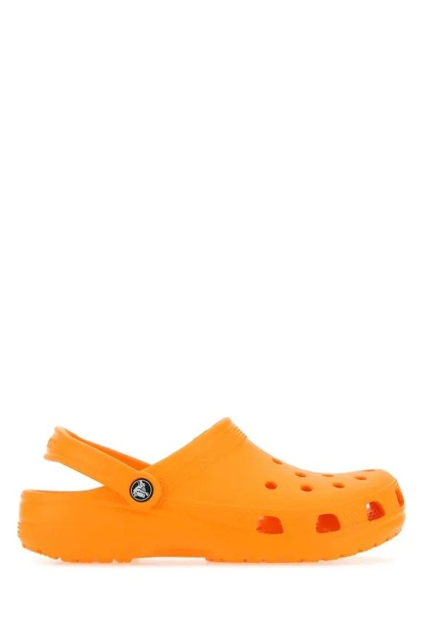 Orange Croslite™ Classic 洞洞鞋