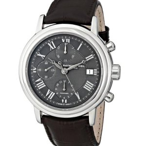 Raymond Weil Men's Maestro Analog Display Swiss Automatic Brown Watch