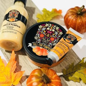 with selected new body butters (6.7oz) @ The Body Shop