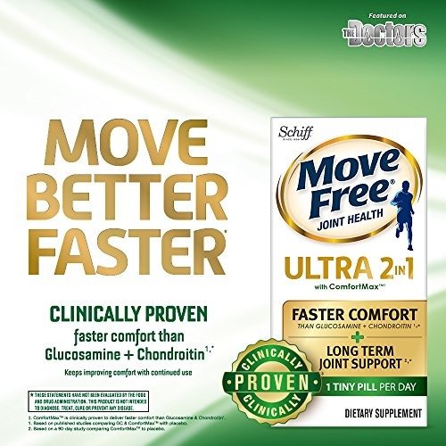 Move Free Advanced Ultra 2-in-1 With Comfortmax, Clinically Proven Joint Support, 60 Count