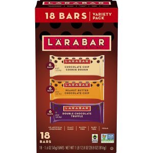 Larabar 巧克力坚果零食棒3款口味18条综合装